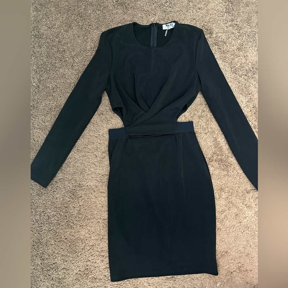 Black Long Sleeved Dress XS/S